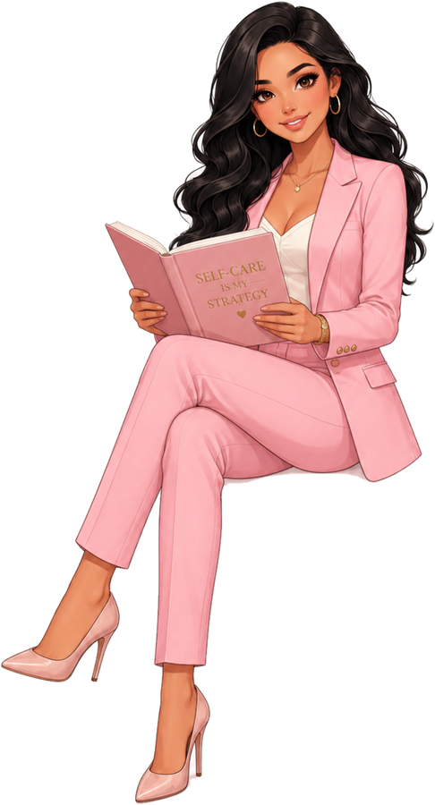 The Daily Sip girl reading